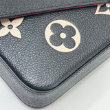 LOUIS VUITTON FELICIE POCHETTE MONO EMPREINTE LEA + CARD HOLDER INSERT