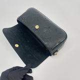 LOUIS VUITTON IVY WALLET ON CHAIN IN BLK EMPREINTE LEA