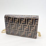 FENDI ZUCCA & RED LEA WOC