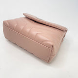SAINT LAURENT YSL TOY LOULOU IN LT PINK LEATHER WITH SHW