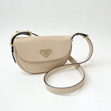 PRADA ARQUE FLAP BAG IN TAVERTINO ( CRM ) NAPPA
LEA & GHW
