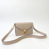 LOUIS VUITTON BIFACE GALET CROSSBODY/ TOP HANDLE BAG IN SAND TAURILLON LEA & GHW