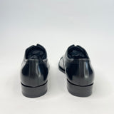 SAINT LAURENT MENS BLACK LEATHER ARMY DERBY SHOES SZ 7/40