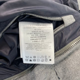 MONCLER PEETERS GREY WOOL QUILTED GOOSE DOWN JACKET UNISEX