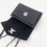 LOUIS VUITTON MYLOCKME CHAIN BAG IN BLK GRAINED CALFSKIN LEA & SHW