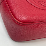 GUCCI RED LEA SOHO DISCO CROSSBODY
