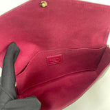 LOUIS VUITTON FELICIE POCHETTE CROSSBODY IN MONOGRAM + CARDHOLDER POUCH