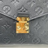 LOUIS VUITTON POCHETTE METIS BLK MONO EMPREINTE LEA