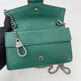 GUCCI DIONYSUS SUPER MINI MULTI WAY IN EMERALD GREEN LEA W CRYSTAL