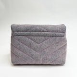 SAINT LAURENT TOY LOULOU IN LILAC DENIM & LEA WITH GHW * HARD TO GET *