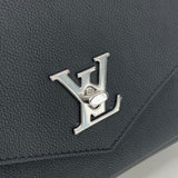 LOUIS VUITTON MYLOCKME CHAIN BAG IN BLK GRAINED CALFSKIN LEA & SHW