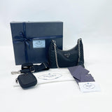 PRADA RE EDITION 2005 BLK NYLON CROSSBODY