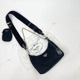 PRADA RE EDITION 2005 BLK NYLON CROSSBODY