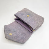 SAINT LAURENT TOY LOULOU IN LILAC DENIM & LEA WITH GHW * HARD TO GET *