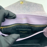 SAINT LAURENT TOY LOULOU IN LILAC DENIM & LEA WITH GHW * HARD TO GET *