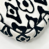 LIMITED EDITION LOUIS VUITTON X URS FISCHER TUFTED MONO BLK & WHT POCHETTE ACCESSORIES