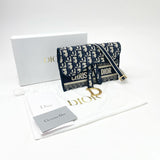 CHRISTIAN DIOR OBLIQUE SLIM SADDLE POUCH/ CROSSBODY/ BELT BAG