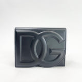 DOLCE & GABBANA DG LOGO BLK LEA CROSSBODY / CLUTCH BAG