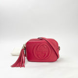 GUCCI RED LEA SOHO DISCO CROSSBODY