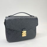 LOUIS VUITTON POCHETTE METIS BLK MONO EMPREINTE LEA