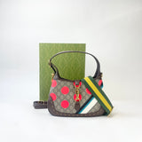GUCCI LIMITED EDITION SUPREME CANVAS & POLKA DOT JACKIE 1961 HOBO BAG