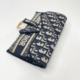 CHRISTIAN DIOR OBLIQUE SLIM SADDLE POUCH/ CROSSBODY/ BELT BAG