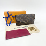 LOUIS VUITTON FELICIE POCHETTE CROSSBODY IN MONOGRAM + CARDHOLDER POUCH