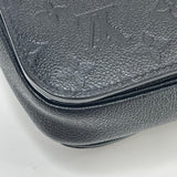 LOUIS VUITTON POCHETTE METIS BLK MONO EMPREINTE LEA