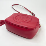 GUCCI RED LEA SOHO DISCO CROSSBODY
