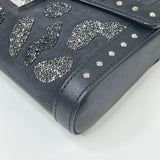 MCM MILLIE BLK SPARKLE CHAIN CROSSBODY