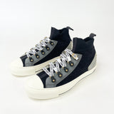 CHRISTIAN DIOR WALK’IN BLK MACROCANNAGE TECHNICAL MESH SNEAKERS sz 38