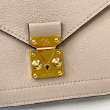 LOUIS VUITTON BIFACE GALET CROSSBODY/ TOP HANDLE BAG IN SAND TAURILLON LEA & GHW