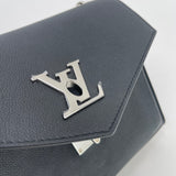 LOUIS VUITTON MYLOCKME CHAIN BAG IN BLK GRAINED CALFSKIN LEA & SHW