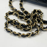 CHANEL VINTAGE SINGLE FLAP JUMBO IN BLK CAVIAR LEA & GHW