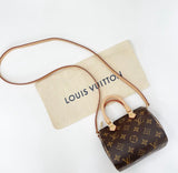 LOUIS VUITTON SPEEDY NANO MONOGRAM CROSSBODY