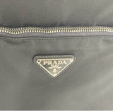 PRADA TESSUTO NYLON AND SAFFIANO LEATHER BLK TROLLEY ROLL LUGGAGE