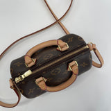 LOUIS VUITTON SPEEDY NANO MONOGRAM CROSSBODY