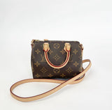 LOUIS VUITTON SPEEDY NANO MONOGRAM CROSSBODY