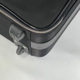 PRADA TESSUTO NYLON AND SAFFIANO LEATHER BLK TROLLEY ROLL LUGGAGE