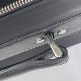 PRADA TESSUTO NYLON AND SAFFIANO LEATHER BLK TROLLEY ROLL LUGGAGE