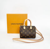 LOUIS VUITTON SPEEDY NANO MONOGRAM CROSSBODY