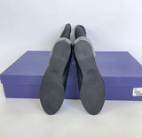 STUART WEITZMAN MAINLAND BLK LEATHER STRETCH OTK BOOTS SZ 6.5