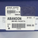 STUART WEITZMAN ABANDON BEIGE TIE UP WEDGE SANDALS sz 6