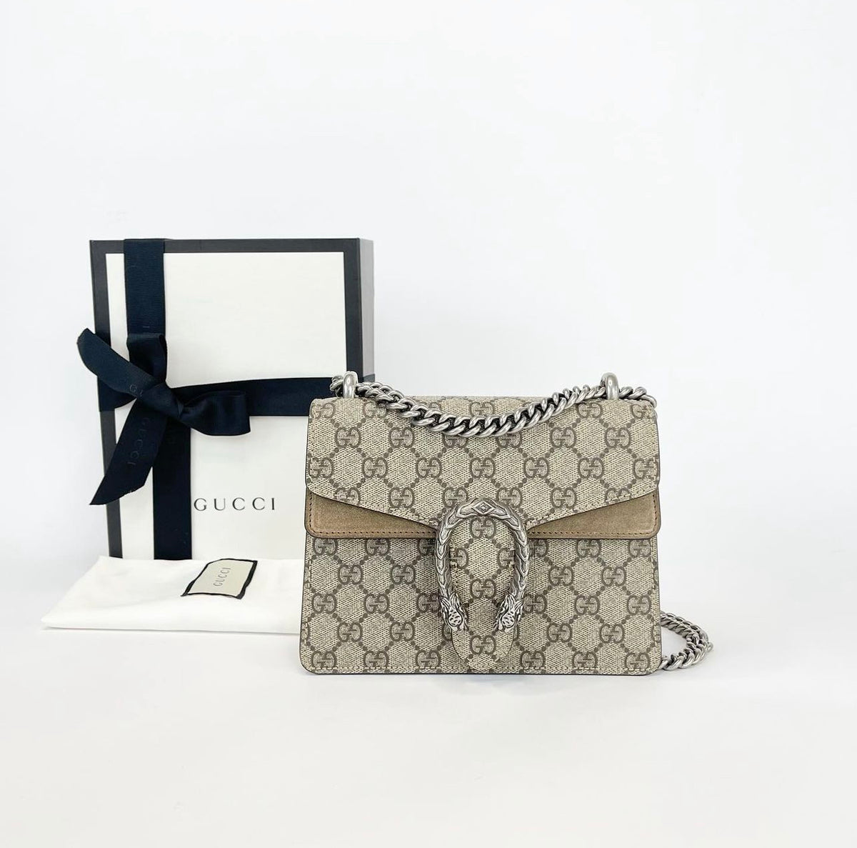 GUCCI DIONYSUS GG SUPREME MINI CHAIN BAG BLuxe Boutique