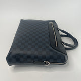 LOUIS VUITTON COBALT DAMIER PORTE-DOCUMENTS JOUR LAPTOP BAG
