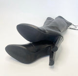 STUART WEITZMAN BLK LEATHER HIGHLAND THIGH HIGH BOOTS SZ 35