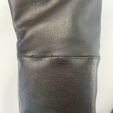 STUART WEITZMAN BLK LEATHER HIGHLAND THIGH HIGH BOOTS SZ 35