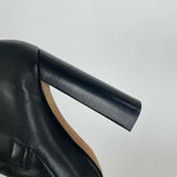 ALEXANDER WANG CONSTANCE BLK LEATHER ANKLE BOOTS