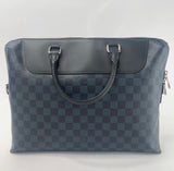 LOUIS VUITTON COBALT DAMIER PORTE-DOCUMENTS JOUR LAPTOP BAG