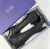 STUART WEITZMAN BLK LEATHER HIGHLAND THIGH HIGH BOOTS SZ 35